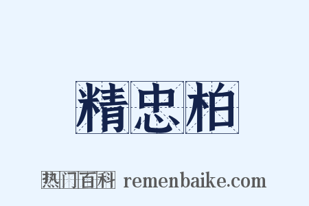 精忠柏是什么意思的图片